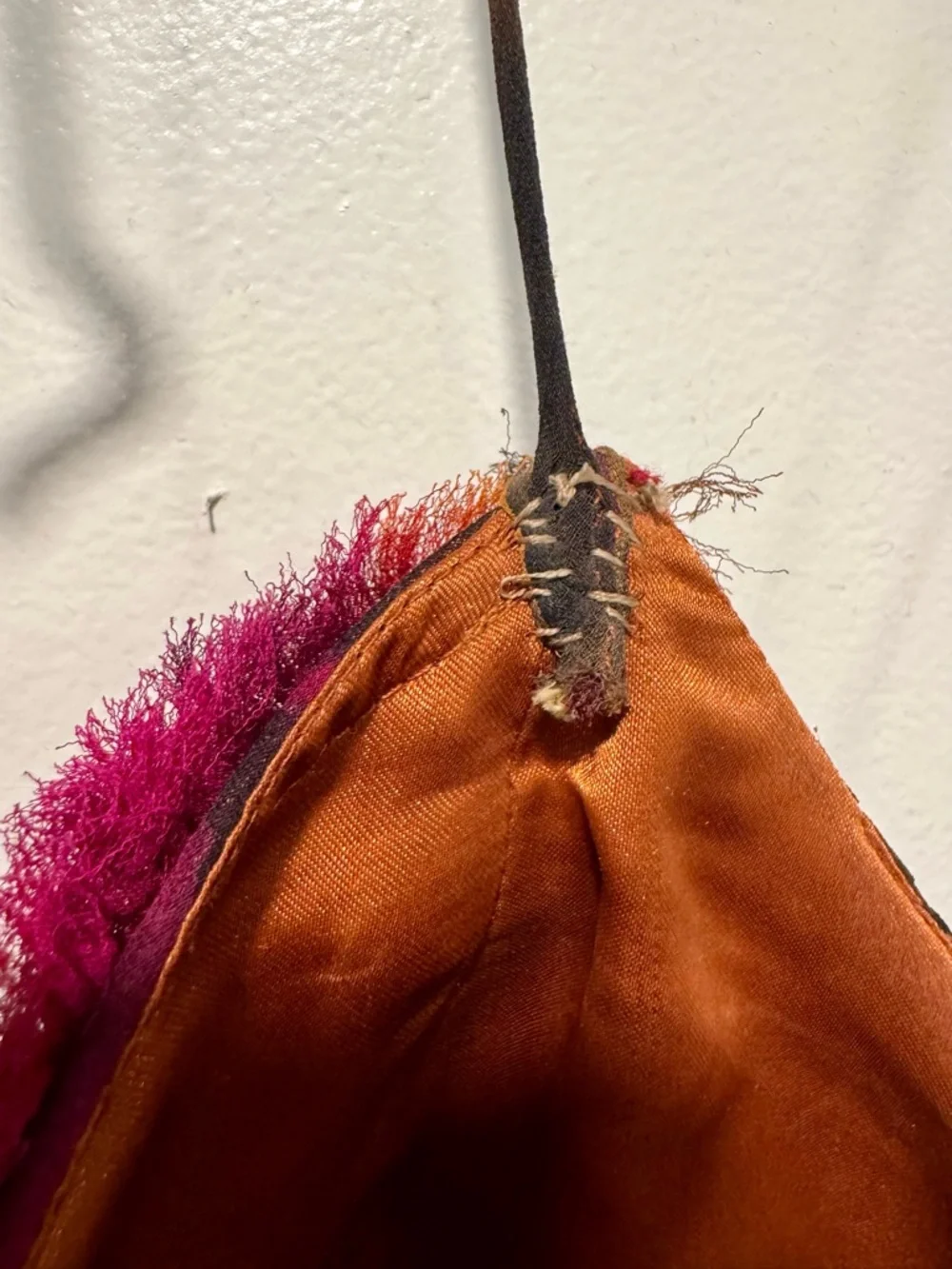 Cache Floral Midi Dress in Magenta, Brown and Orange - Picture 4 of 5